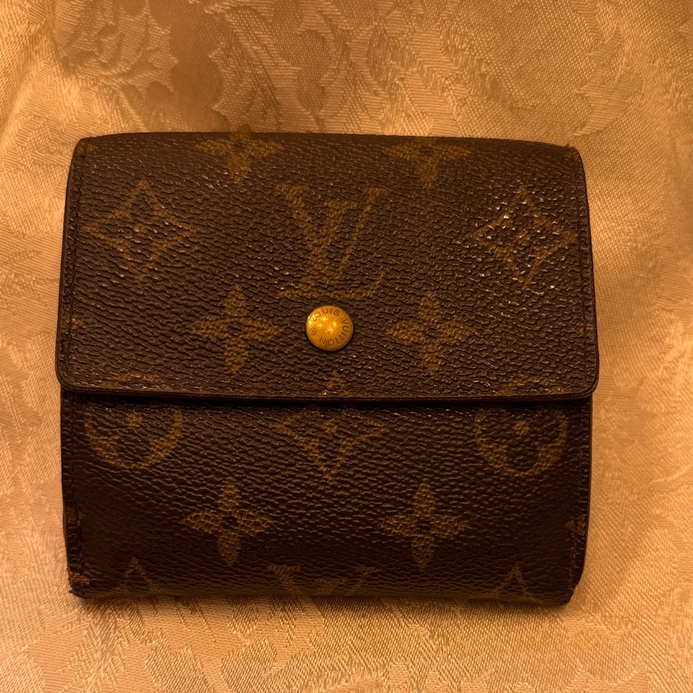 Louis Vuitton Brown and Gold Monogram Wallet - Picture 2 of 10